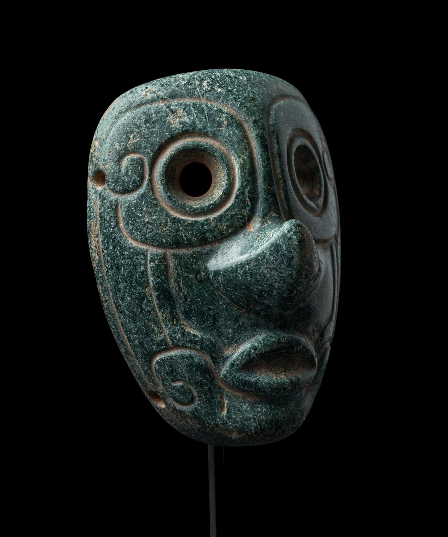 A Maya Jade Mask