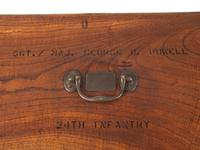 [BUFFALO SOLDIERS] -- [SPANISH AMERICAN WAR]. Sergeant Major George D. Powell, Co. C, 24th US Infantry, archive incl. Buffalo Soldiers' parade flag, identified wooden box and personal items.