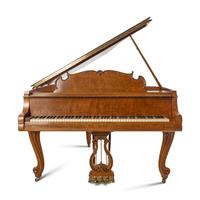 A Steinway and Sons Walnut Grand Piano