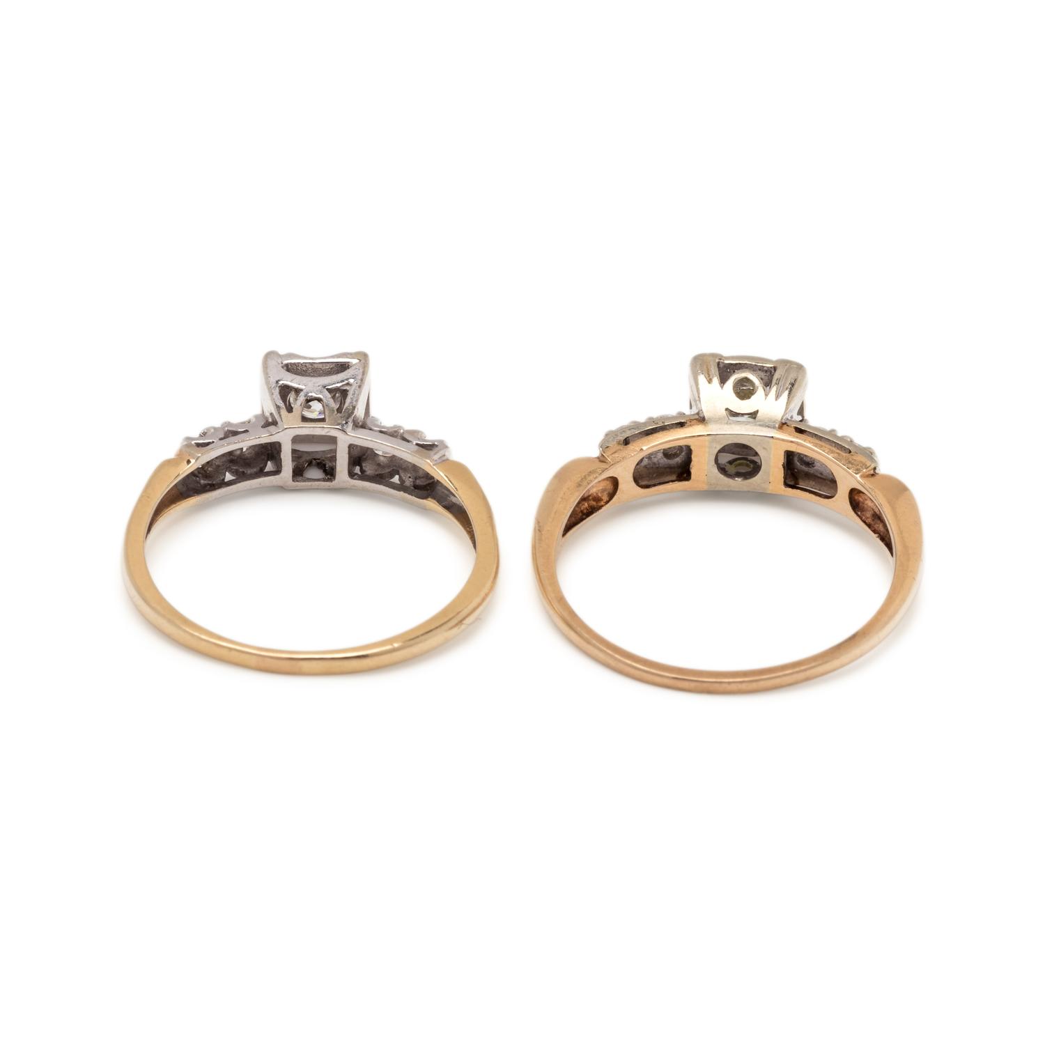 COLLECTION OF DIAMOND RINGS