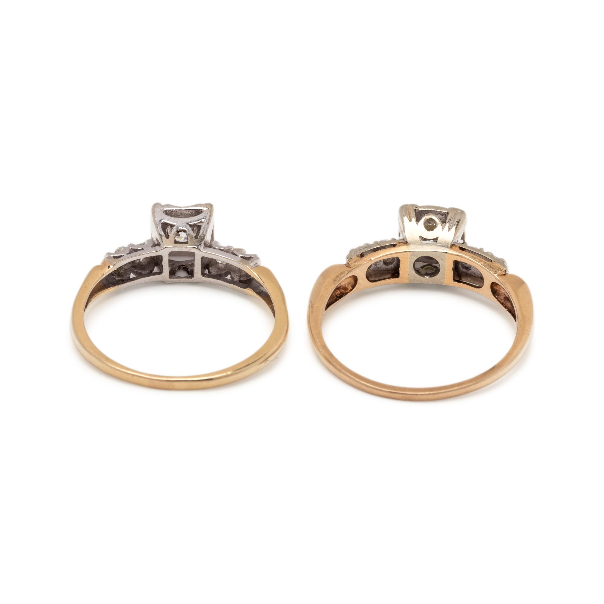 COLLECTION OF DIAMOND RINGS