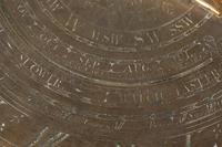 An Irish George III Engraved Brass Sundial