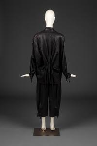 Issey Miyake Black Leather Ensemble, 1980s