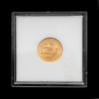 A 1900 Liberty Head $5 Gold Coin