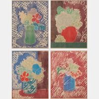 The Jacobson Vase, The Chinese Red Vase, The Cut Vase, and The Picasso Vase (a group of four works)