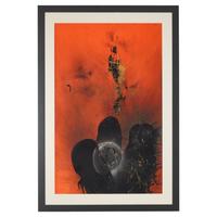 Otto Piene (German, 1928-2014) — The Black, the Fire and the Flower , 1974