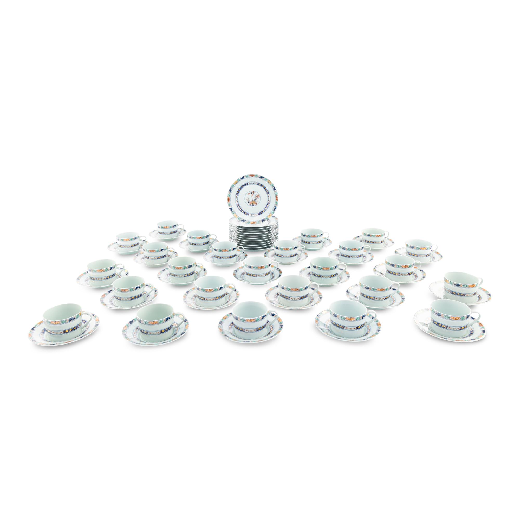 A Raynaud-Limoges Porcelain Coffee Service in the Koutani Pattern