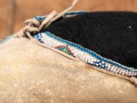 Kiowa Beaded Hide Moccasins