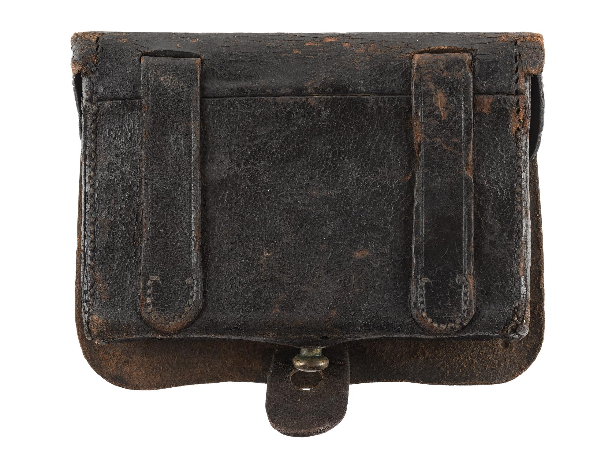 [CIVIL WAR]. Model 1855 pistol carbine cartridge box by H.A. Dingee, New York.