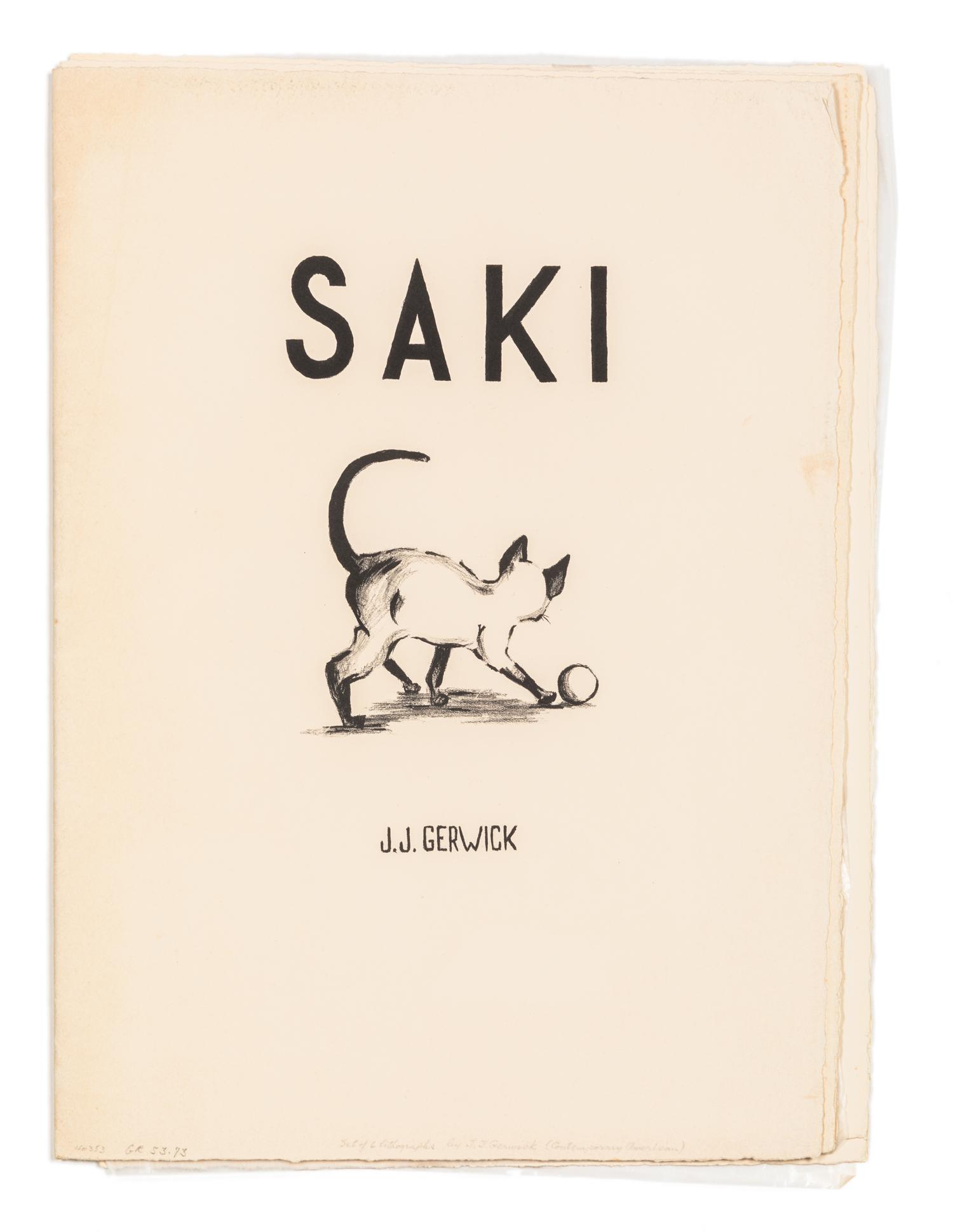 J.J. Gerwick, (20th Century), A group of six works from Saki