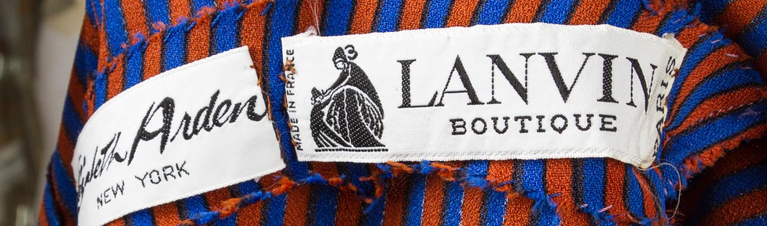A Lanvin Multicolor Patterned Dress,