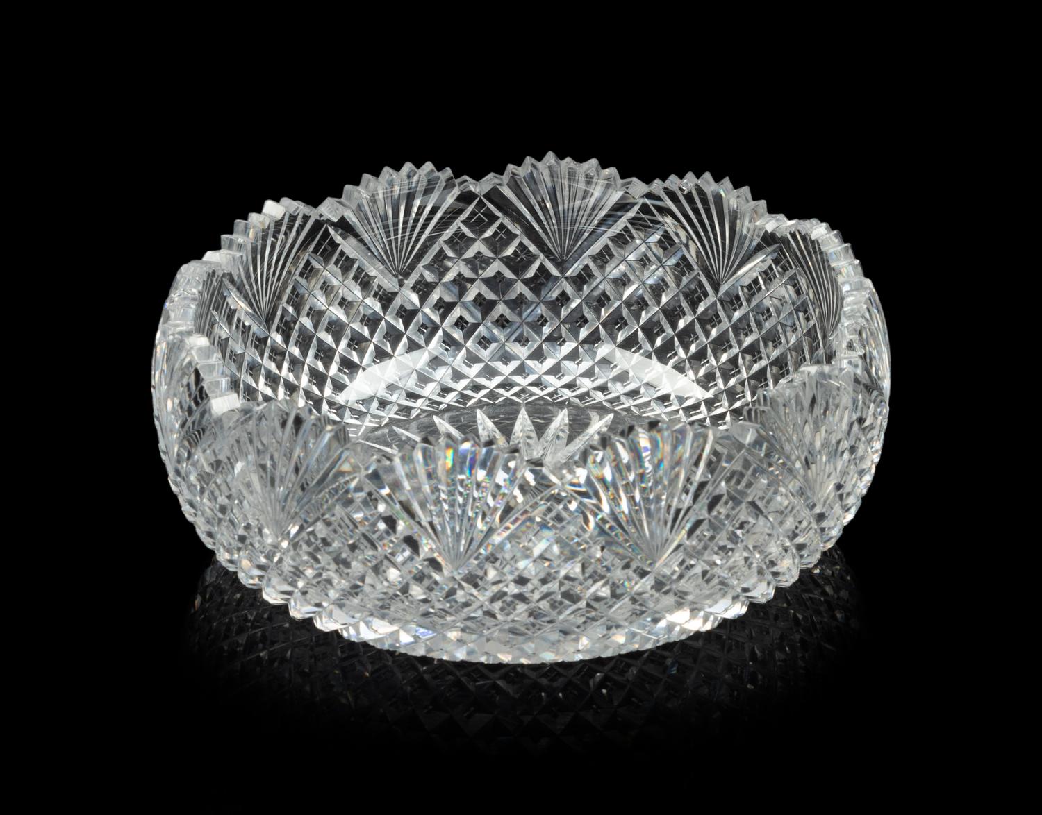 A Collection of Cut Glass Bowls