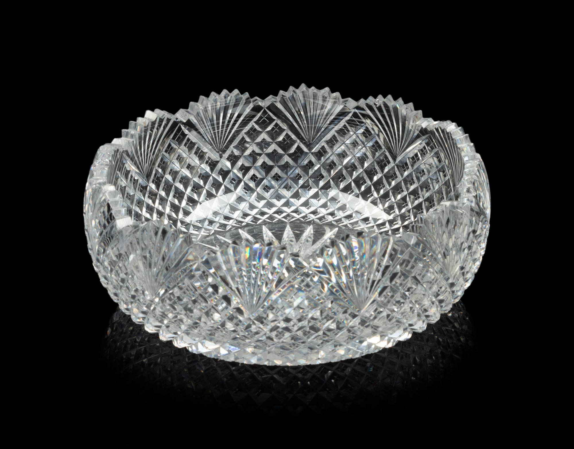 A Collection of Cut Glass Bowls