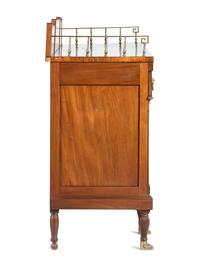 A Classical Brass Mounted and Figured Mahogany Sideboard