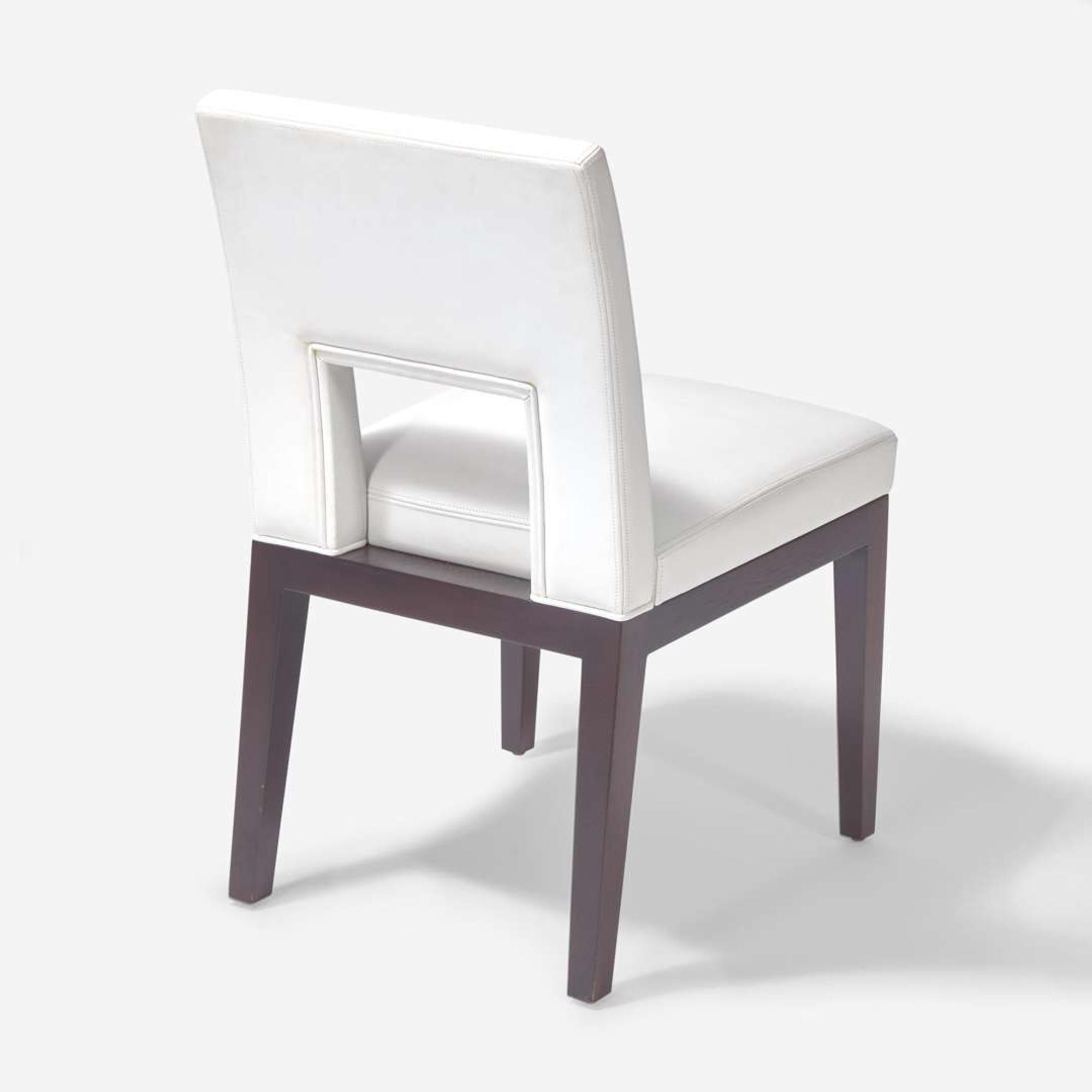 Christian Liaigre (French, 1943-2020) for Holly Hunt (American, active 1983 to present) Set of 4 "Velin" Dining Chairs, USA, 2003