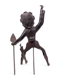 A Benin Style Bronze Figure