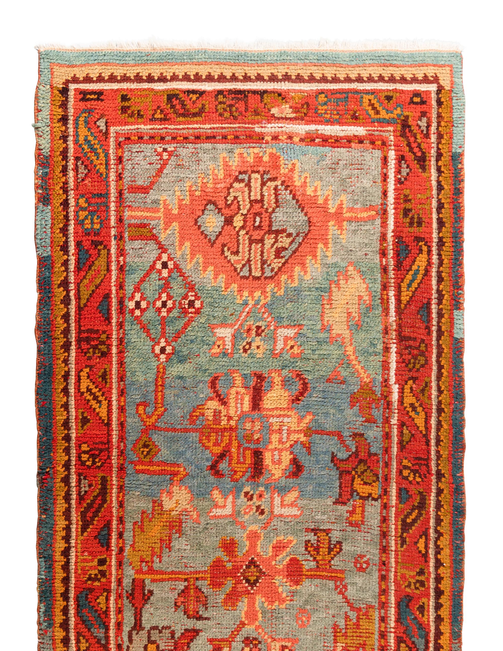 An Oushak Wool Runner