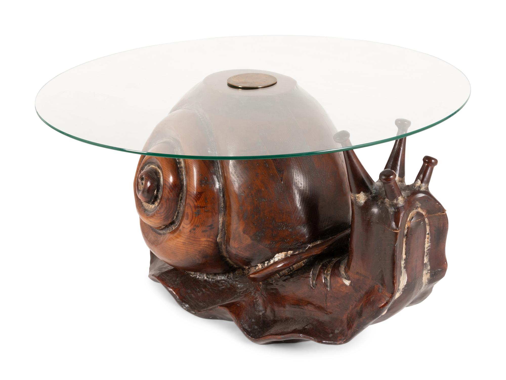 A Federico Armijo Snail Coffee Table