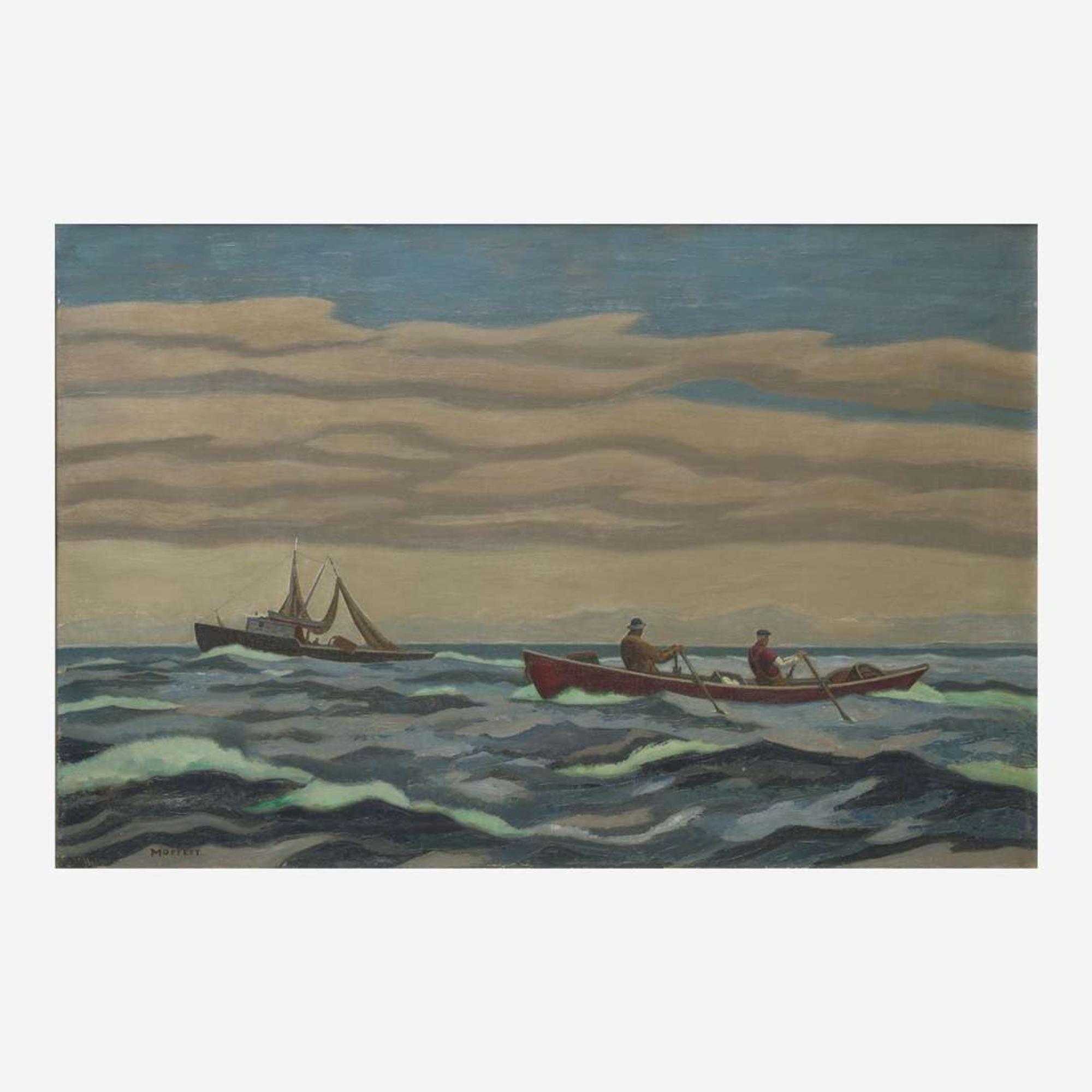 Ross E. Moffett (American, 1888–1971) Fishing Boats