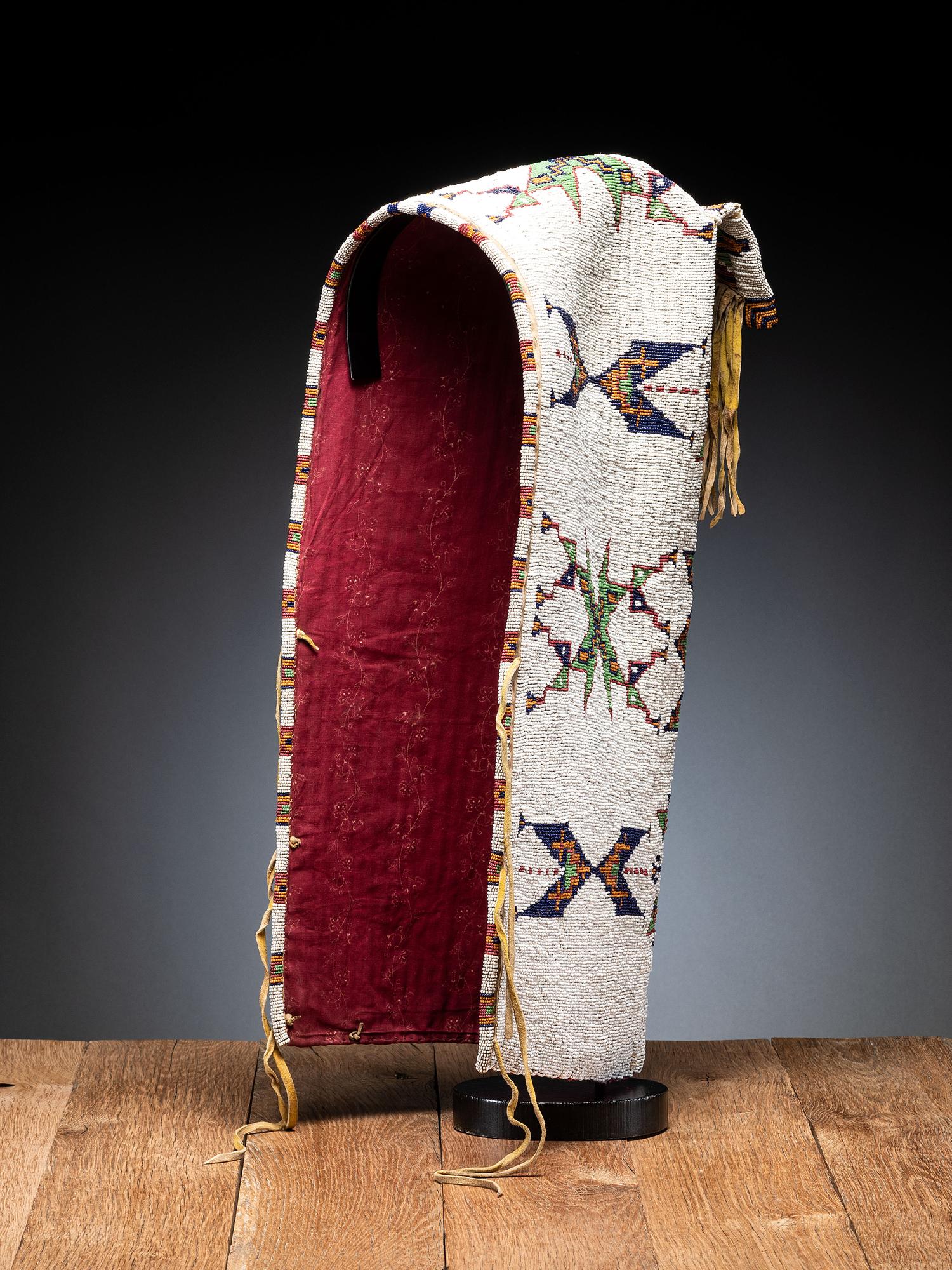 Sioux Beaded Hide Cradle