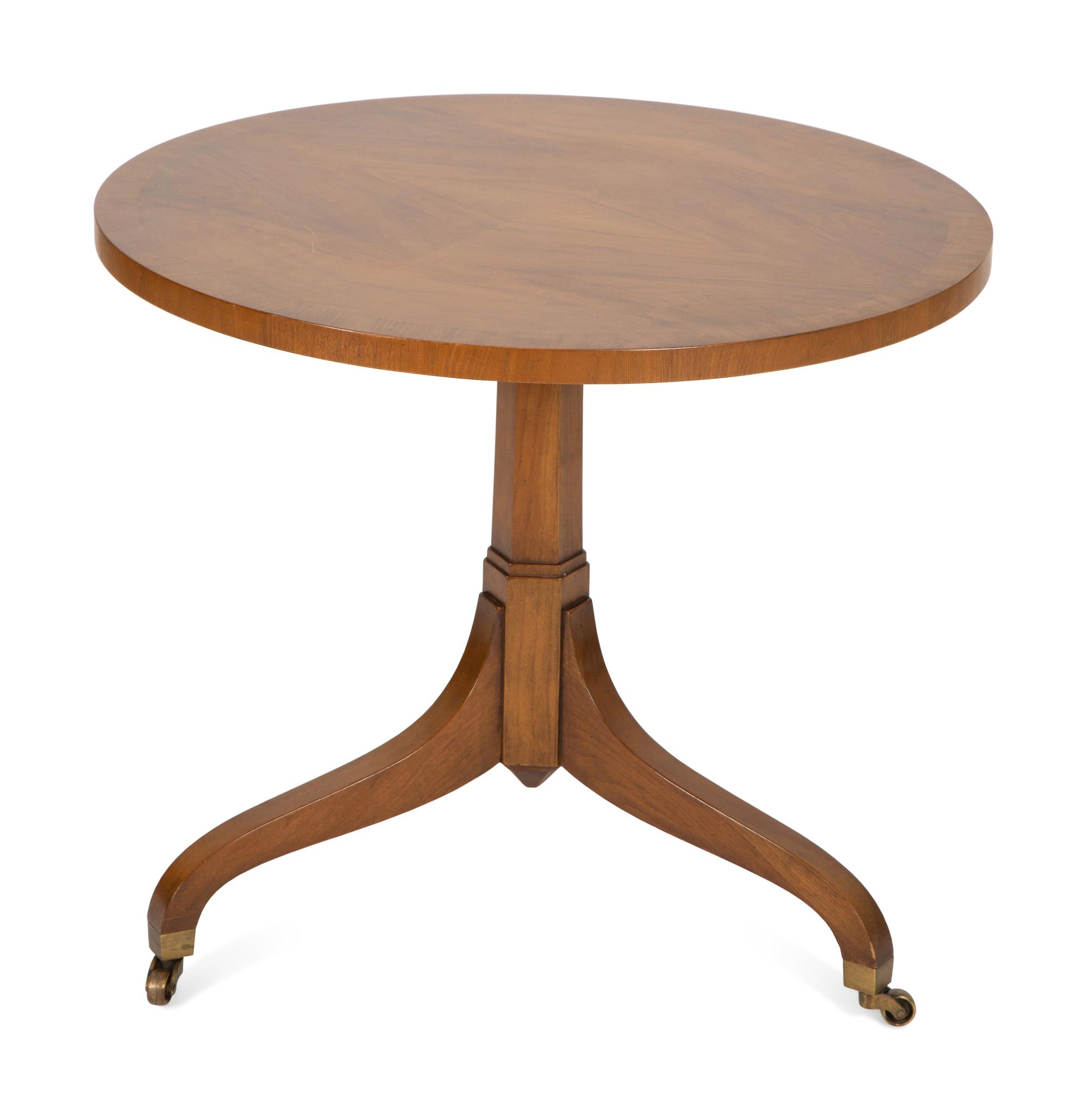 A Continental Fruitwood Side Table
