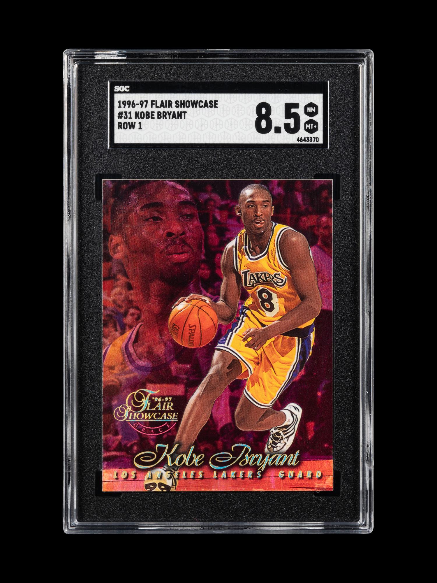 A Group of 1996-97 Flair Kobe Bryant Rookie Basketball Cards,
