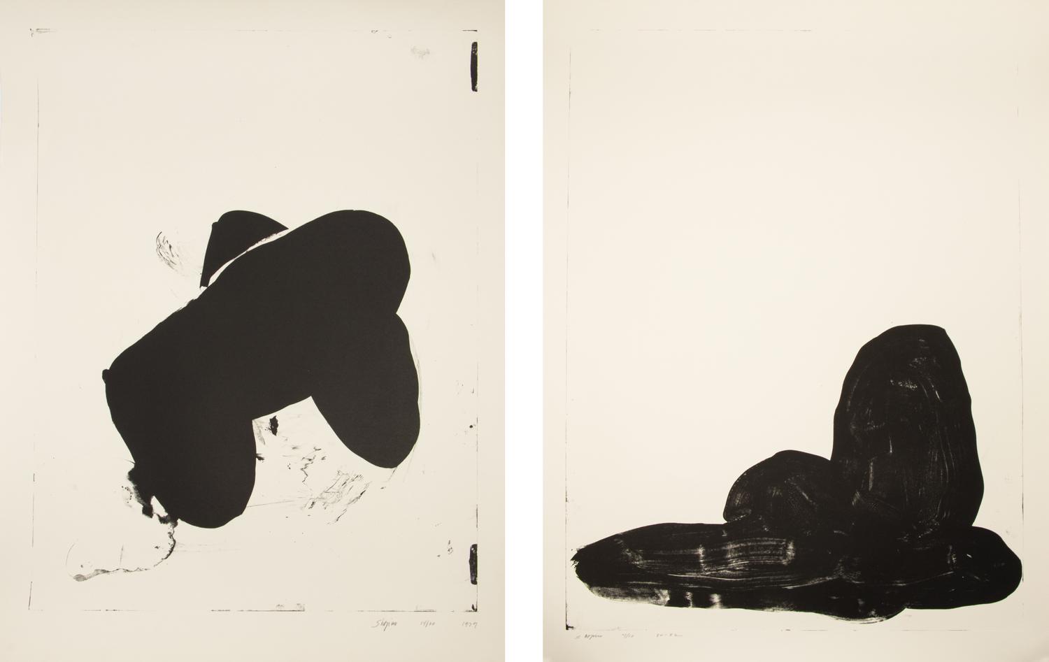 Untitled, 1980-82 and Untitled, 1979 (a pair of prints)