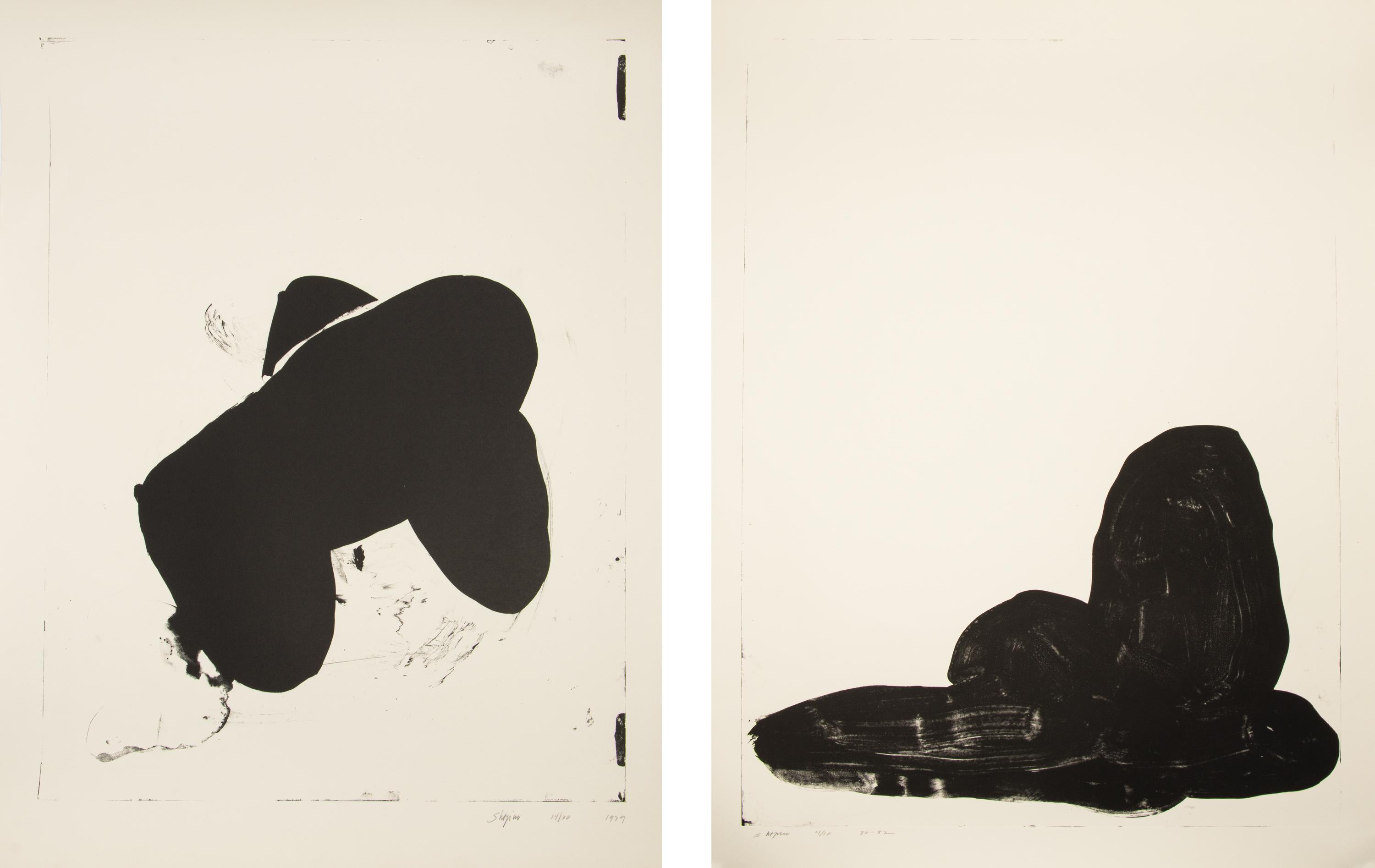 Untitled, 1980-82 and Untitled, 1979 (a pair of prints)