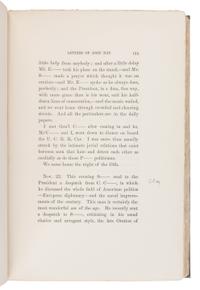 [LINCOLN, Robert Todd (1843-1926), his copy]. -- HAY, John (1838-1905). Letters of John Hay and Extracts from Diary . Washington, D.C.: Clara S. Hay, 1908.