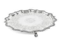 A Paul Storr Silver Tray