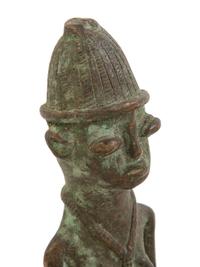 A Benin Bronze Figure