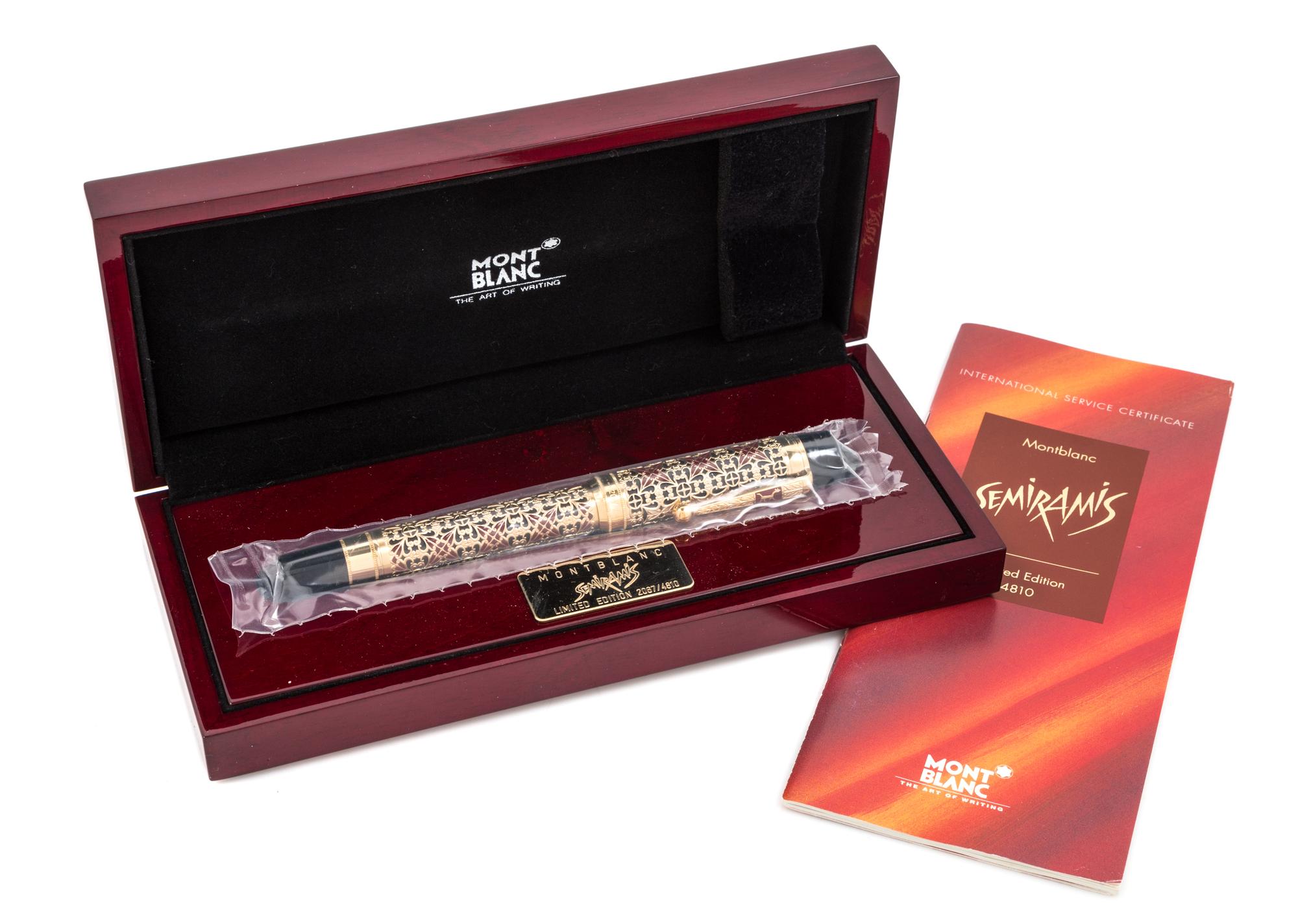 A Montblanc Patron of Art: Semiramis Limited Edition Fountain Pen