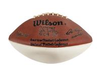 Mike Ditka’s Personal 1988 Pro Football Hall of Fame Commemorative Wilson Football Formerly Displayed at Mike Ditka's Restaurant