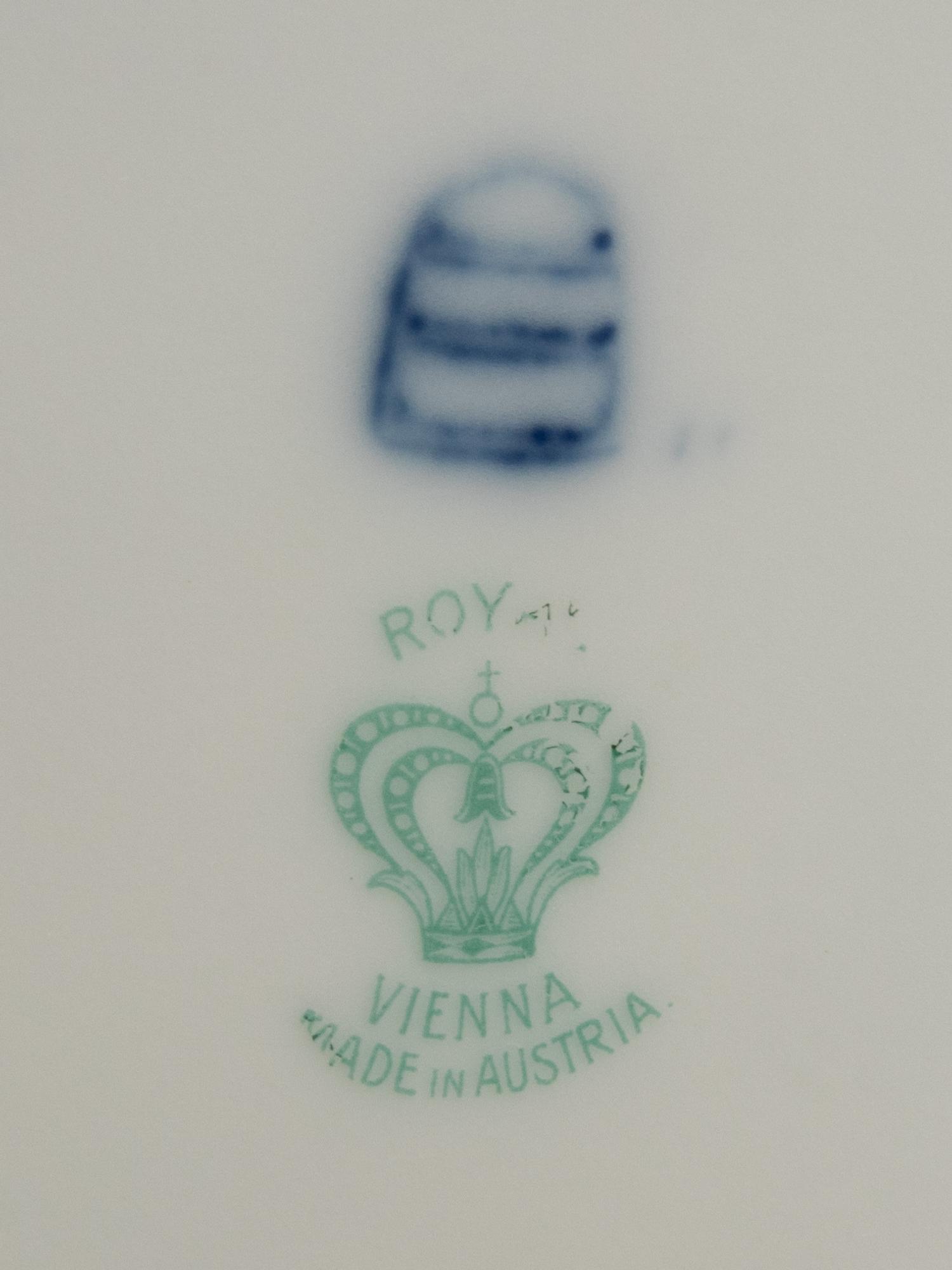 A Group of Four Vienna Porcelain Plates