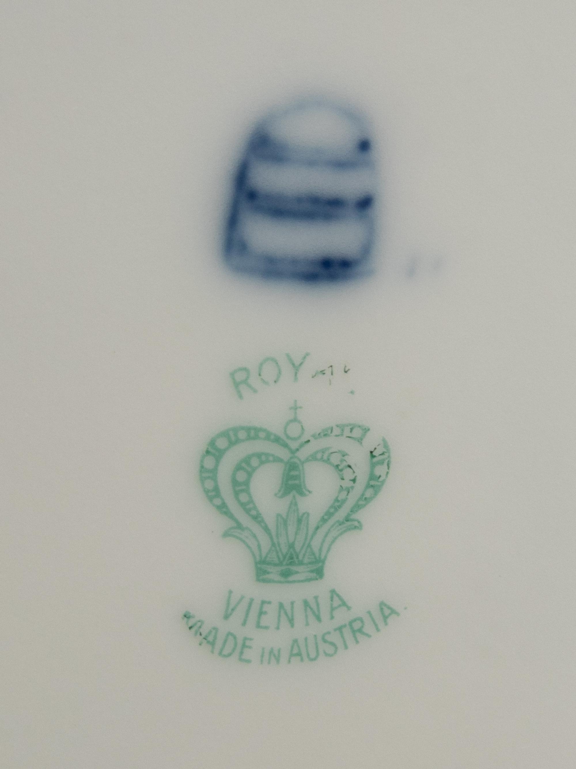 A Group of Four Vienna Porcelain Plates