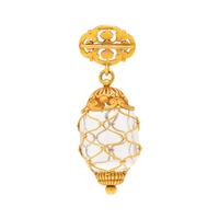 TIFFANY & CO., ANTIQUE, YELLOW GOLD AND ROCK CRYSTAL SCENT BOTTLE PENDANT