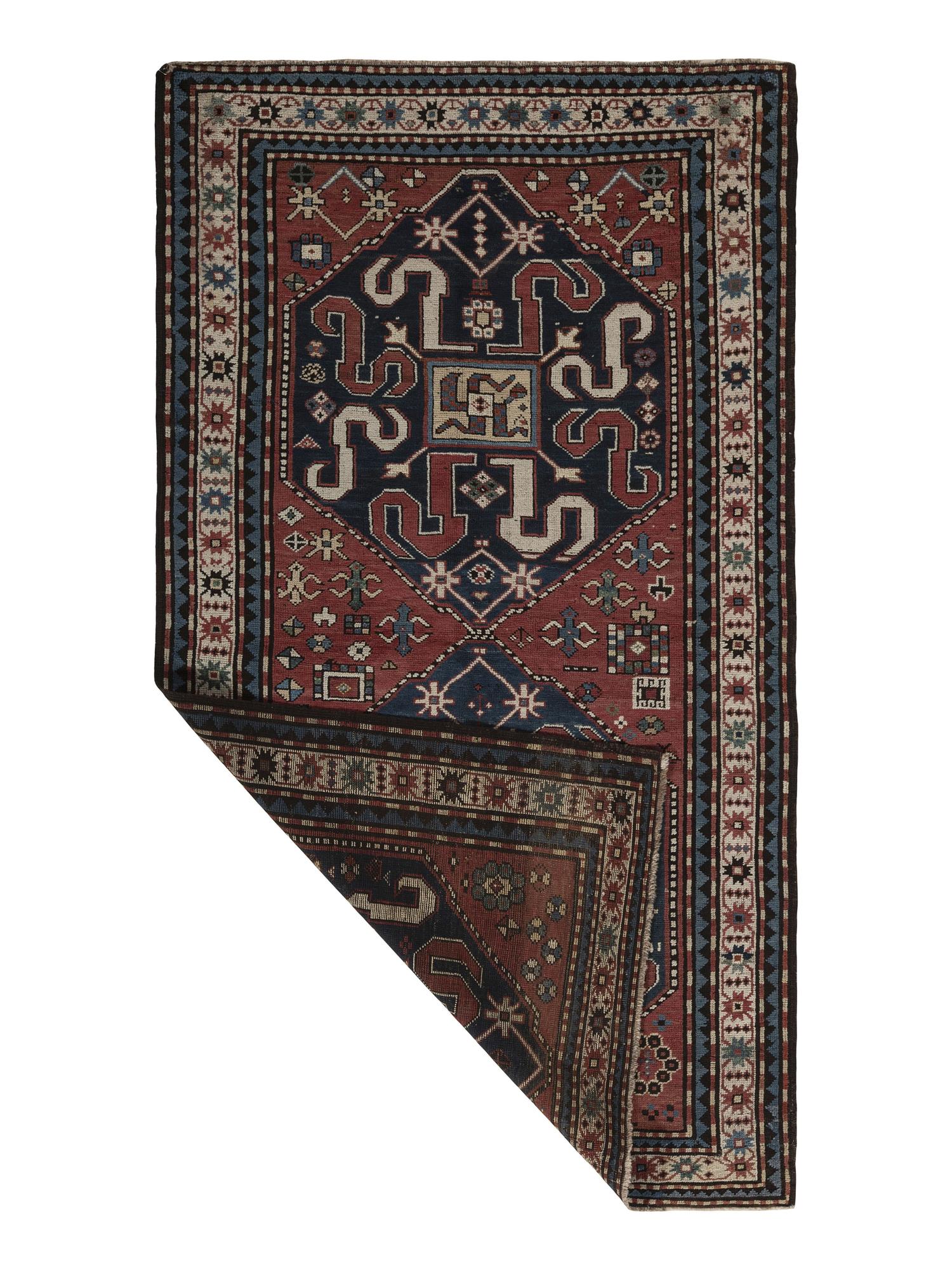 A Cloudband Kazak Rug