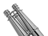 A Floor-Standing Nickel-Plated 'Admiral's' Binoculars