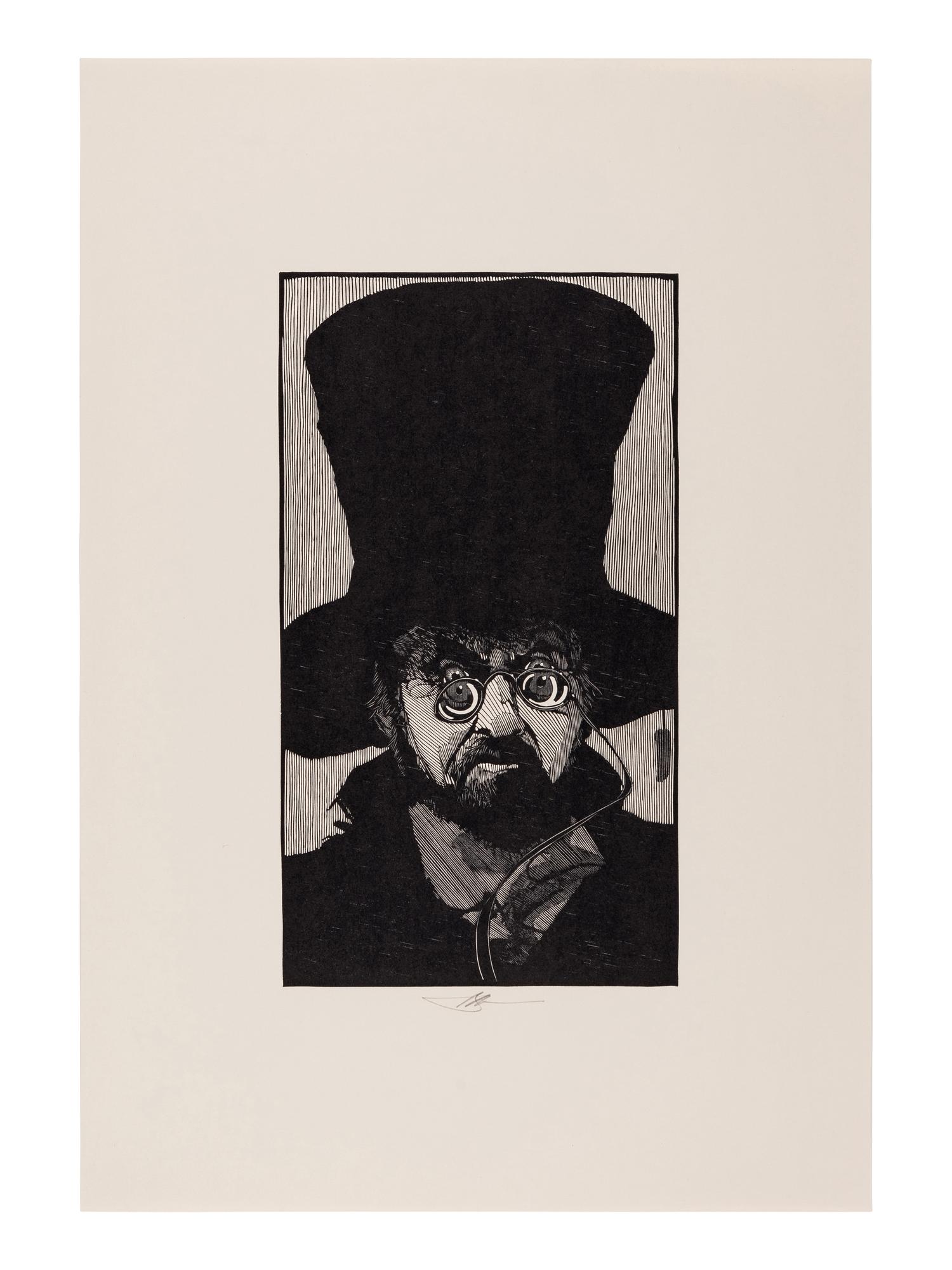 [PRINTS]. MOSER, Barry. Alice in Her Sister’s Reverie. [1982]. 433 x 552 mm. Signed and captioned by Moser in pencil, designated artist’s proof (“ap”).