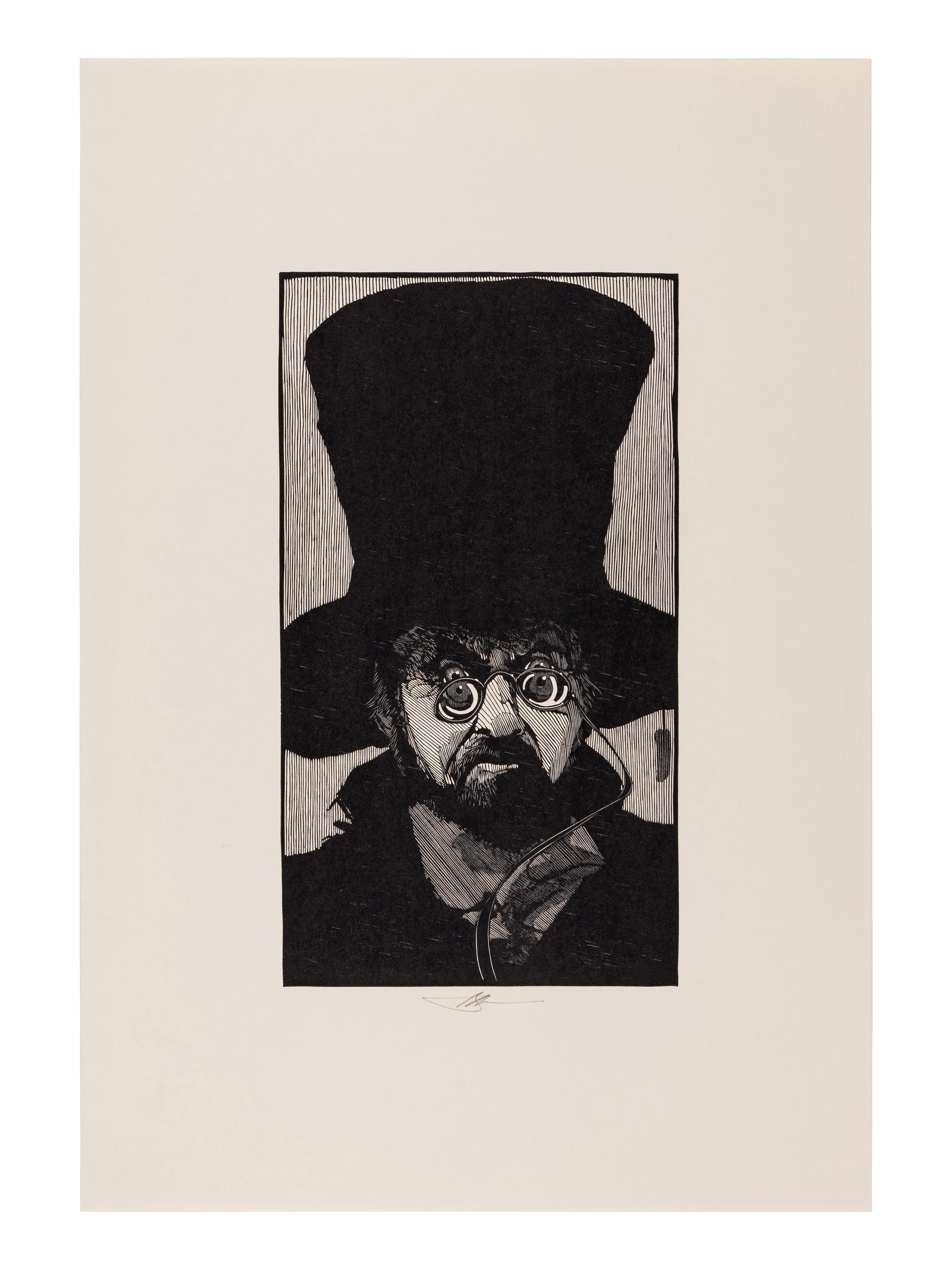 [PRINTS]. MOSER, Barry. Alice in Her Sister’s Reverie. [1982]. 433 x 552 mm. Signed and captioned by Moser in pencil, designated artist’s proof (“ap”).