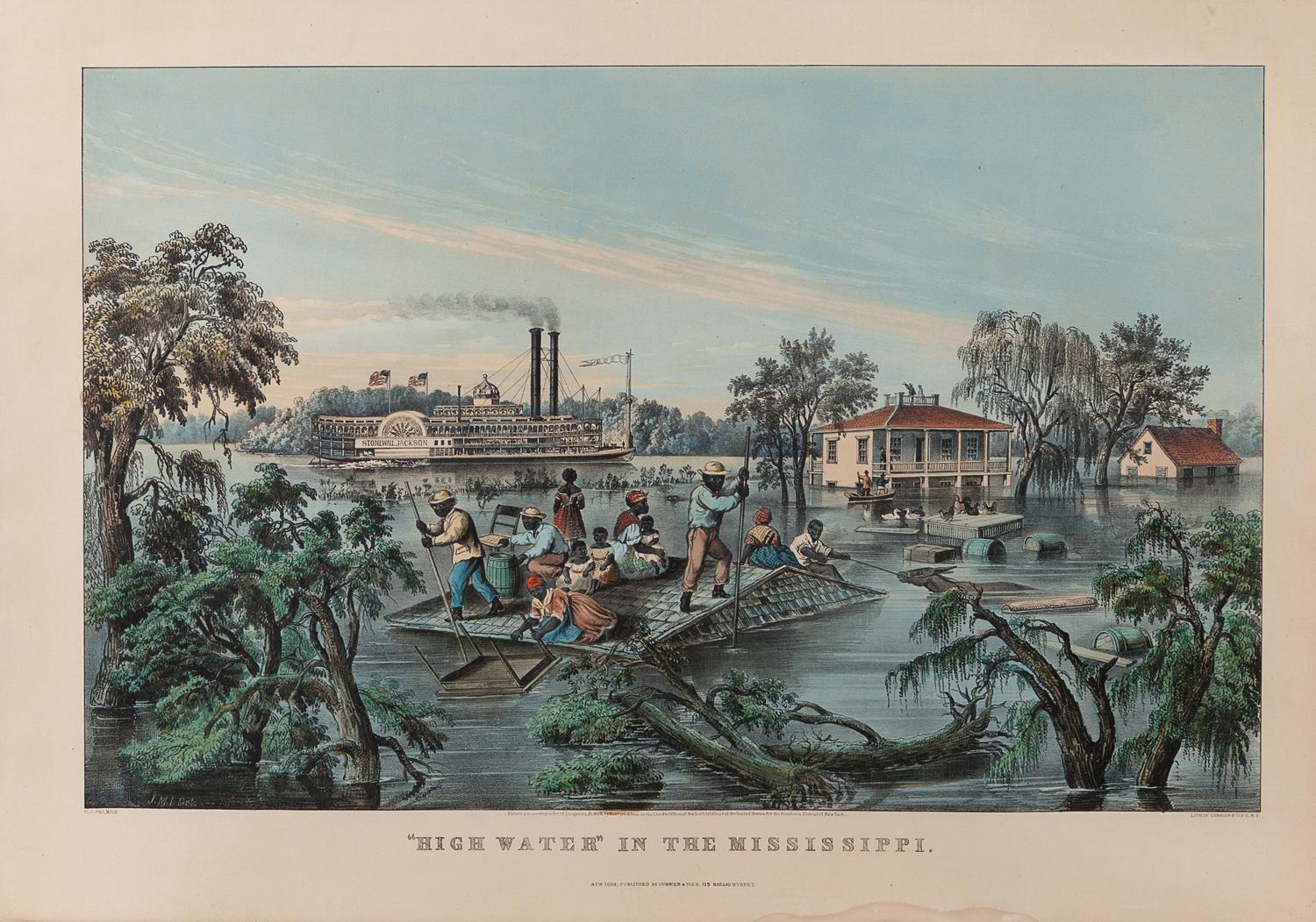 CURRIER and IVES, restrikes -- Frances F. Palmer, after