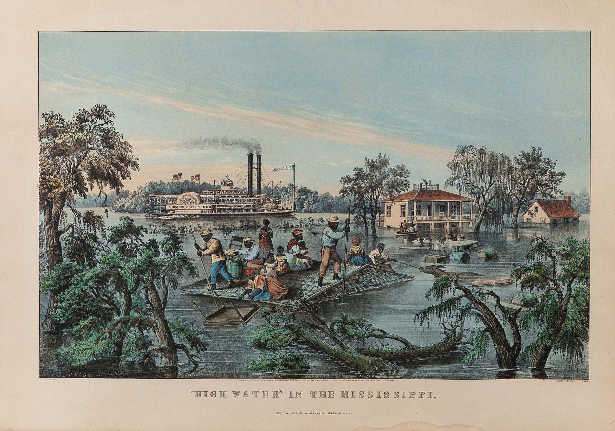 CURRIER and IVES, restrikes -- Frances F. Palmer, after