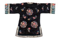 A Chinese Two-Piece Embroidered Silk Ensemble