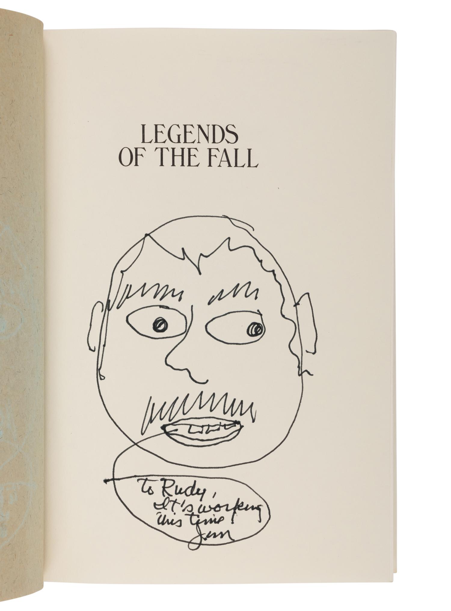 HARRISON, Jim (1937-2016). Legends of the Fall . New York: Delacorte Press, 1979.