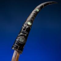 Chilkat Horn Feast Ladle, Collected by Captain Michael A. Healy