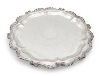 A Group of Silver-Plate Serving Pieces
