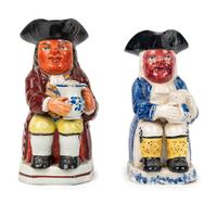 A Walton Pottery Toby Jug and Another Toby Jug