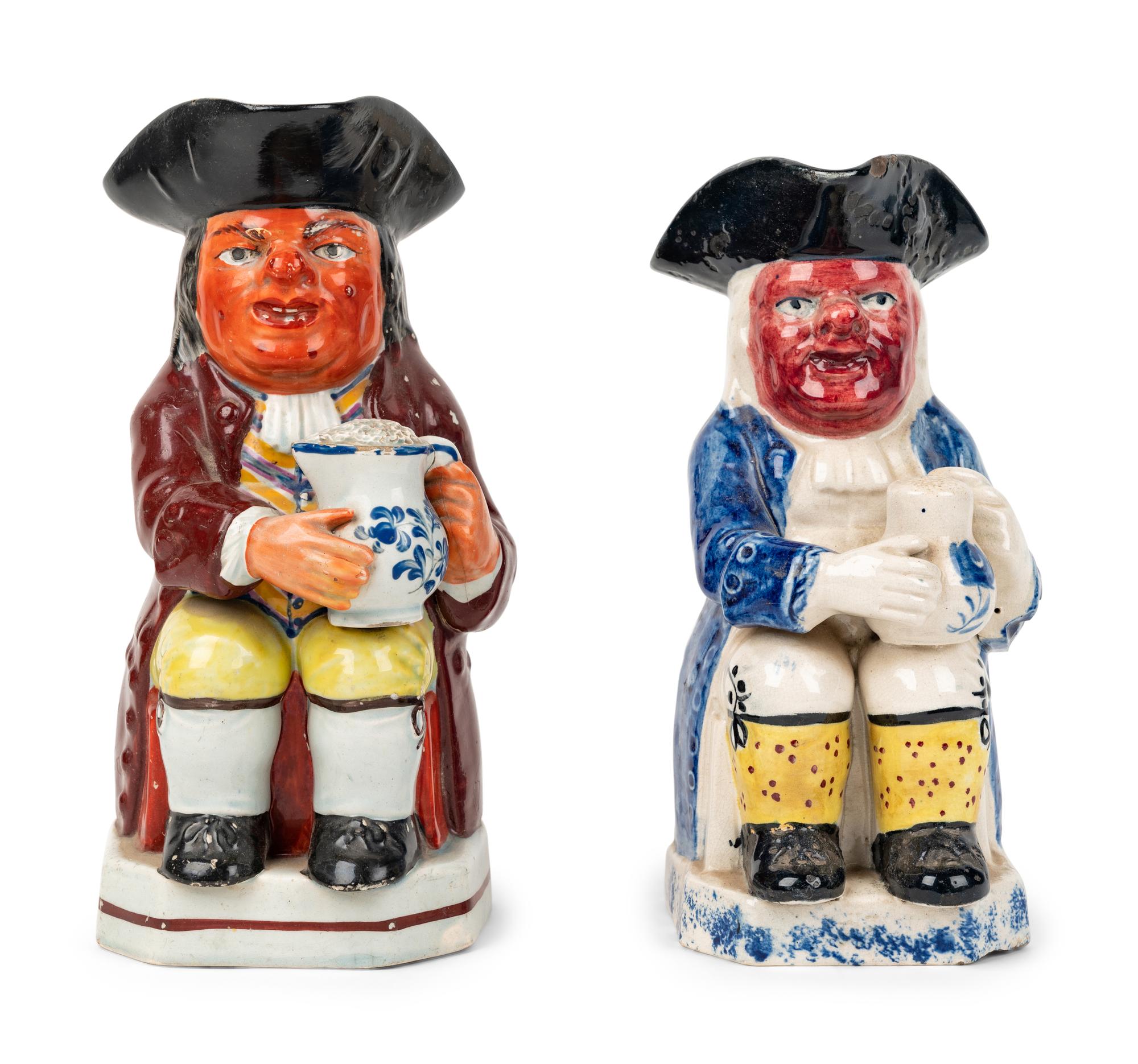 A Walton Pottery Toby Jug and Another Toby Jug