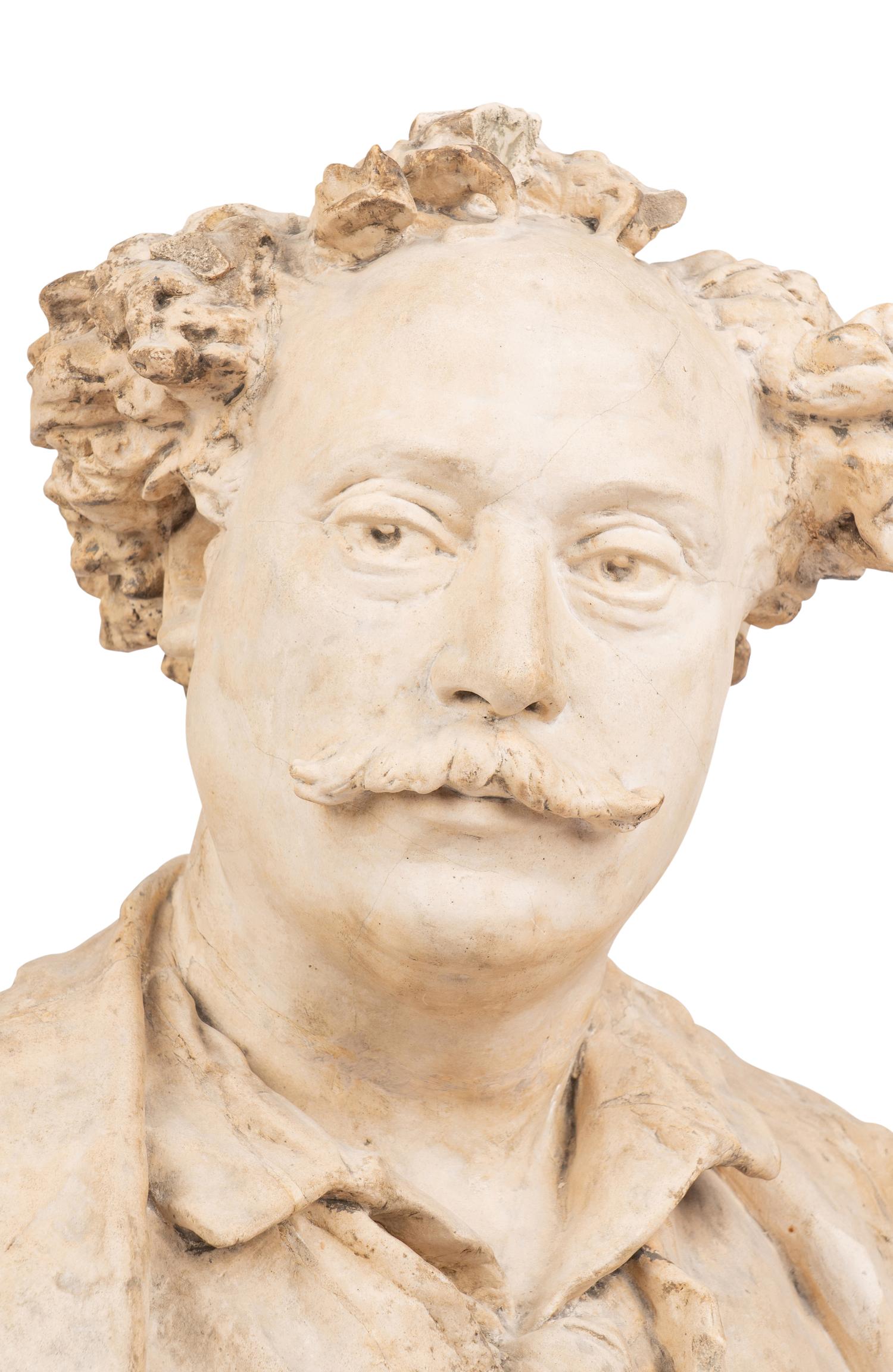 Portrait Bust of Alexandre Dumas fils