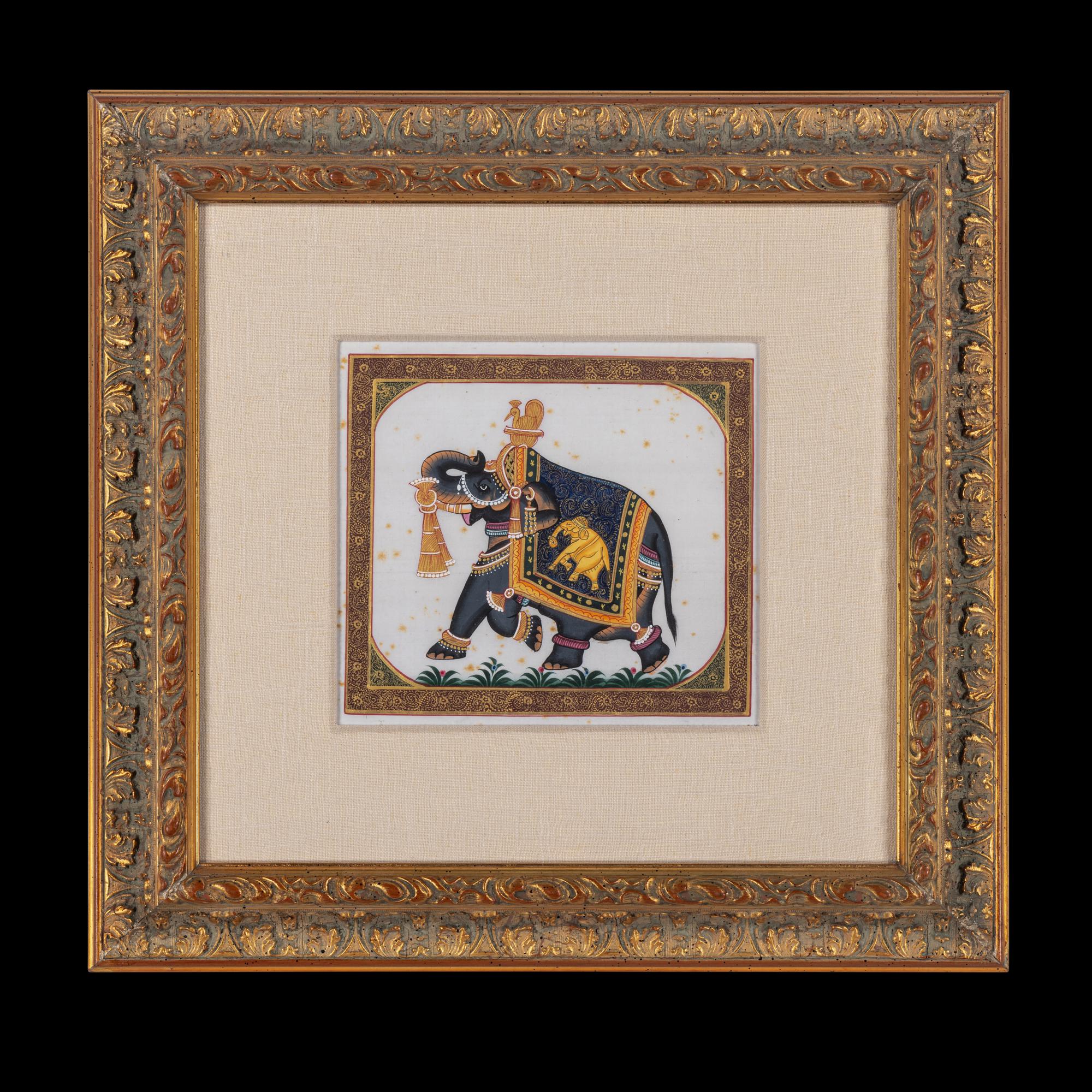 Seven Indian Miniature Paintings